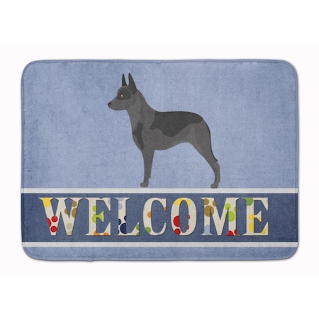 Carolines Treasures Australian Cattle Dog Welcome Machine Washable Memory Foam Mat BB8289RUG